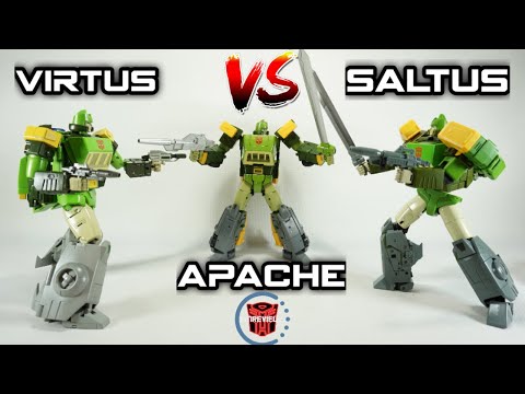 Comparison: X-Transbots Virtus VS FansToys Apache VS MMC Saltus (AKA Springer)