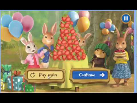 Kid Zone Games | Hop to it | Peter, Lily and Benjamin collect food