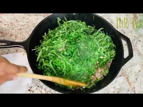 Crispy Kale Recipe | Kenyan Food Sukuma Wiki na Ugali #foodlikeitshouldbe