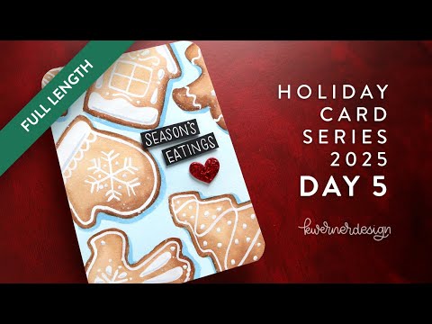 LIVE REPLAY - Holiday Card Series 2025 - Day 5 - Watercolor Holiday Card with Minimal Supplies