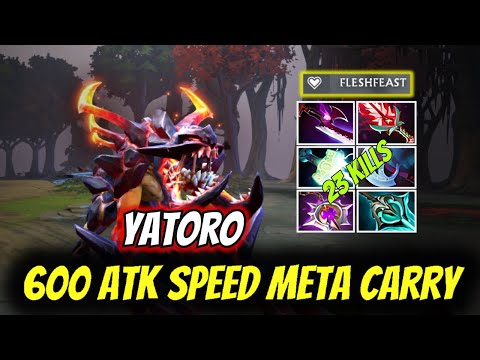 Yatoro Insane 600 Attack Speed Carry Lifestealer just Destroy 14k mmr game | Dota 2 Pro Highlights.