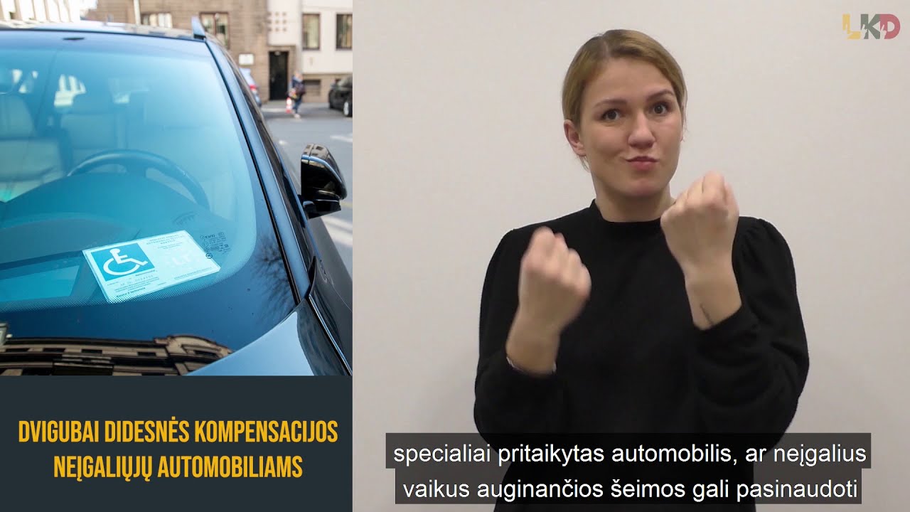 Dvigubai didesnės kompensacijos neįgaliųjų automobiliams