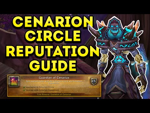 Guide to Cenarion Circle Rep,  Guardian of Cenarius Title!