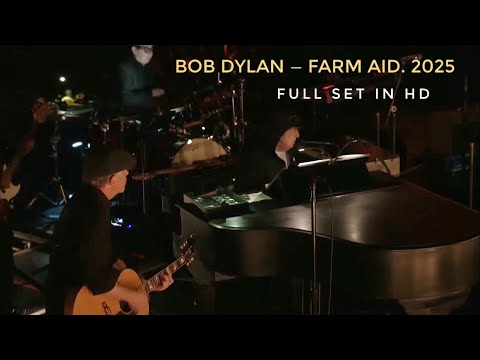 Bob Dylan live at Farm Aid 40. 2025. Full set in HD Video. Minneapolis, Minnesota.