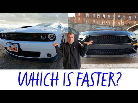 Acceleration Comparison: Dodge Challenger Scat Pack vs. Ford Mustang