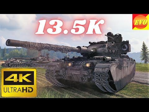 Centurion AX  13.5K Damage  World of Tanks Replays