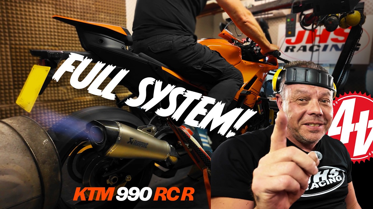KTM 990 RC R + FULL AKRAPOVIC SYSTEM ON THE DYNO