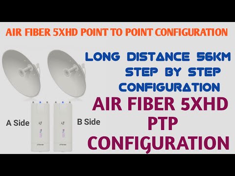 How to Configure airFiber 5XHD Point-to-Point Link by technical jawad rihan ] airfiber 5xHD ]