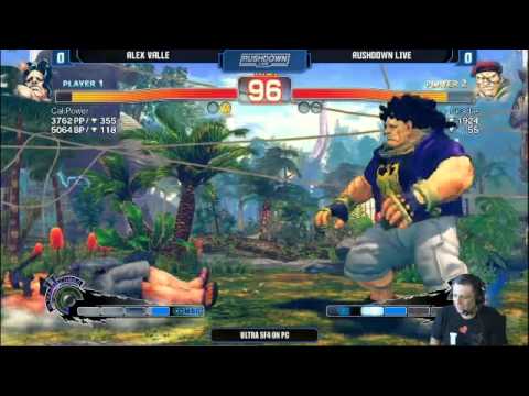 Rushdown Live USF4 - 10.27.2014 - Hugo vs rolento