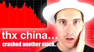 CHINA IS OUT OF HAND.. JUST LOST ME $17,000 ON THIS STOCK