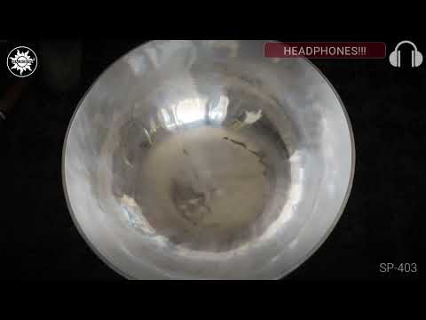 Forged Singing Bowl Healingbowl® Professional Silver Pearl® - видео