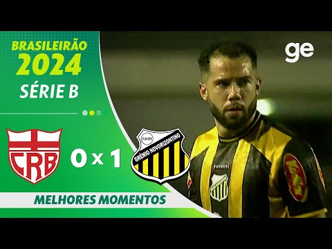 Gols e lances de CRB x Novorizontino