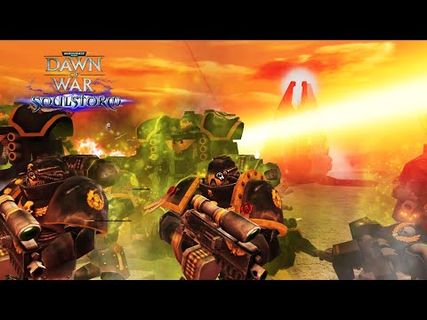 Hammers of Dorn & Blood Ravens vs Chaos ! - Unification Mod | WH 40k: Dawn of War - Soulstorm