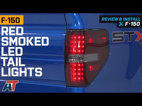 2009-2014 F150 Styleside Red Smoked LED Tail Lights Review & Install