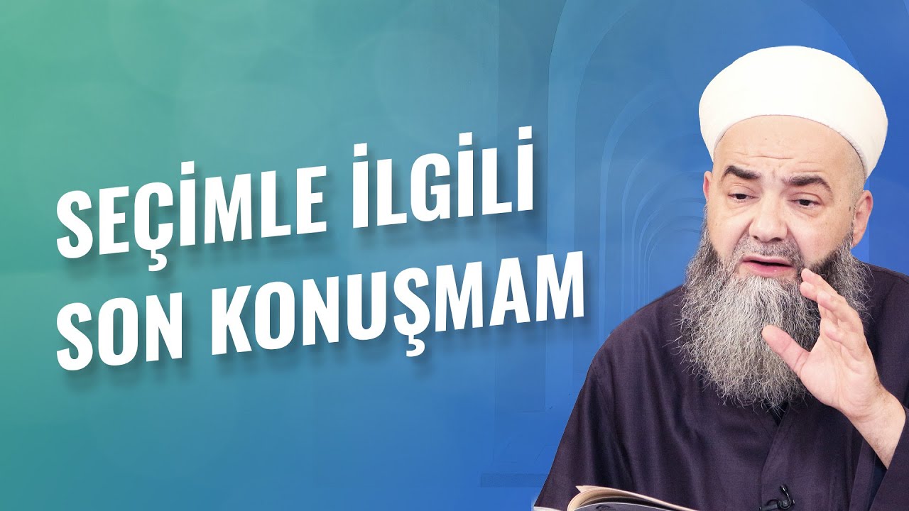 Seçimle İlgili Son Konuşmam