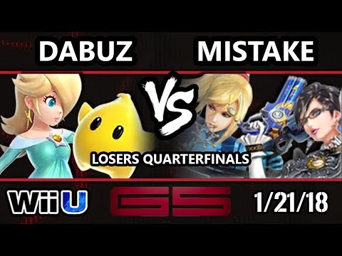 GENESIS 5 Smash 4 - EMG | Mistake (Bayonetta, ZSS) VS Dabuz (Rosalina) - SSB4 LQF