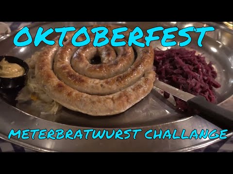 DESAFIO GIGANTESCO DE METERBRATWURST DA OKTOBERFEST!