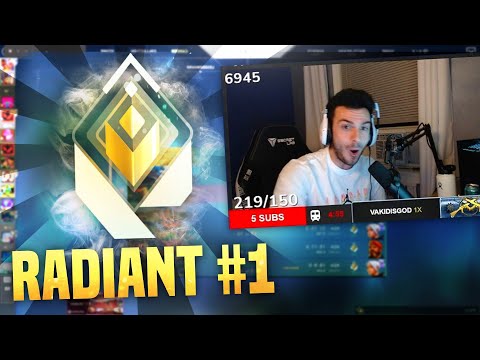 I Hit RANK 1 RADIANT in VALORANT!