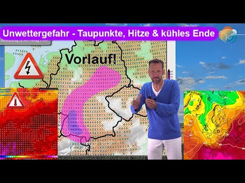 Danger of severe weather - high dew points - extreme heat possible/uncertain - cool (early autumn...