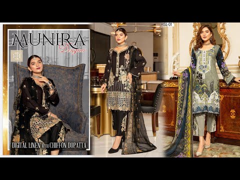 Munira Designer Digital Linen Collection
