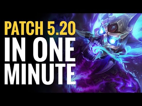 League of Legends - Patch 5.20 in One Minute