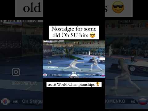 Oh Sanguk 오상욱 🇰🇷 at his first World Championships