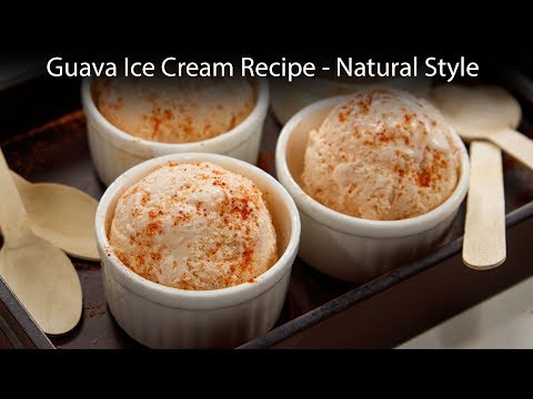 Guava Ice Cream Recipe - Apsara IceCream Guava Glory Natural Style - CookingShooking