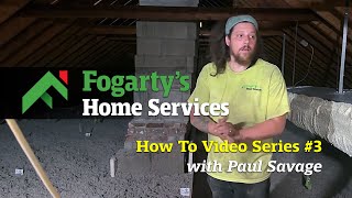 Watch video: Fogarty's Home Services - How To Video with Paul Savage - Duct Encapsulation in Simsbury, CT