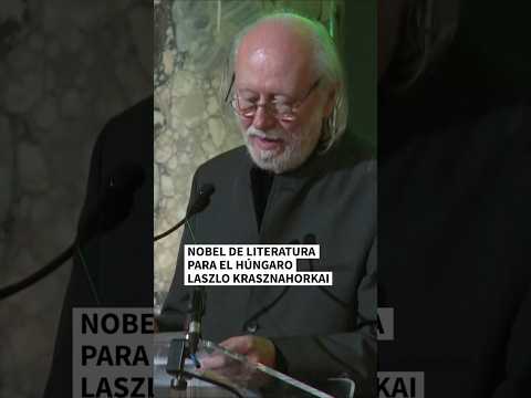El escritor húngaro László Krasznahorkai gana el Premio Nobel de Literatura 2025