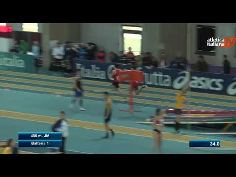 400 metri Batteria 1 Juniores Uomini - Campionati Italiani Juniores e Promesse 2019