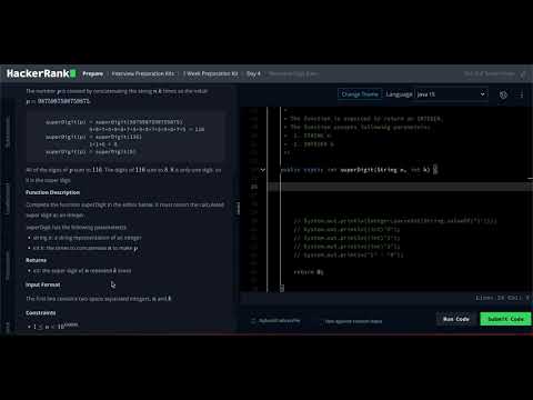 Hackerrank Recursive Digit Sum Java Char Caculation