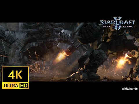 StarCraft 2 - Heart of the Swarm (2013) - PC / 4K - Story Movie - Part 1/3