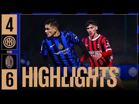 SCONFITTA A INTERELLO | INTER 4-6 MILAN (d.c.r.)| HIGHLIGHTS COPPA ITALIA PRIMAVERA 24/25 ⚽⚫🔵