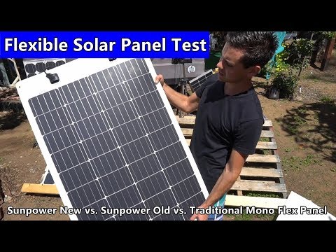 Flexible Solar Panel Output Test: Sunpower Cells After A Year vs. Traditional Mono Flex Panel
