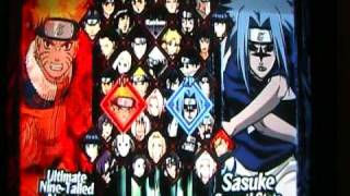 Naruto Clash of Ninja Revolution 2-All Characters,Stages
