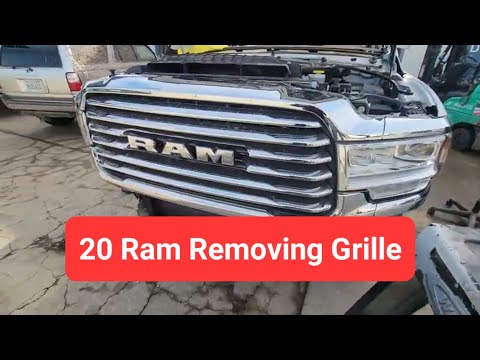 2019-2022 Ram 2500 3500 How to Remove The Grille Assembly