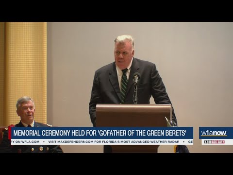 Memorial ceremony held for 'Godfather of the Green Berets'