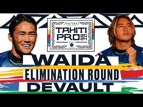 Rio Waida vs Imaikalani deVault | SHISEIDO Tahiti Pro pres by Outerknown 2024 - Elimination Round