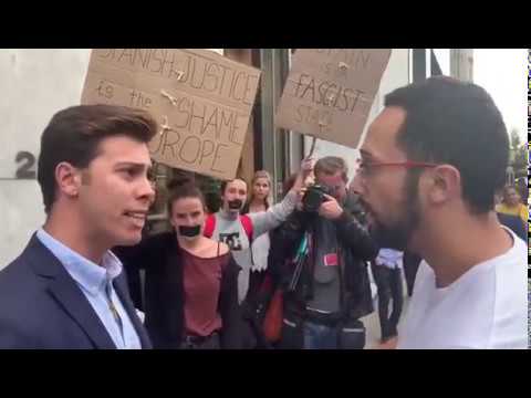 🚨 Valtonyc intenta agredir al presidente de VOX Gerona