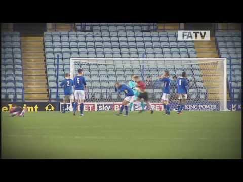 Manchester United's Andreas Pereira scores late winner vs Leicester City, FA Youth Cup Fourth Round