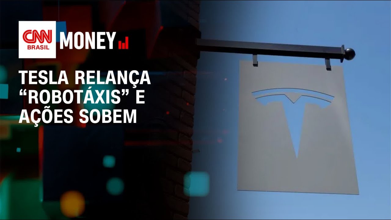 Relançamento dos “robotáxis” impulsiona ações da Tesla | FECHAMENTO DE MERCADO
