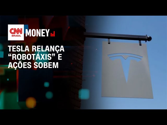 Relançamento dos “robotáxis” impulsiona ações da Tesla | FECHAMENTO DE MERCADO