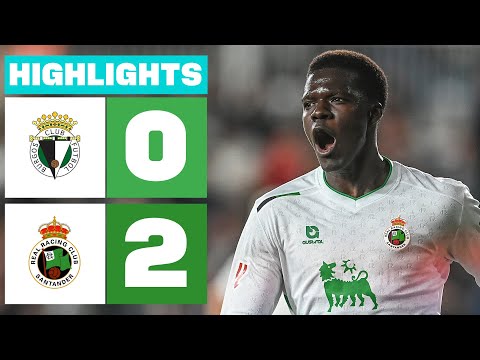 BURGOS CF 0 - 2 R. RACING CLUB | RESUMEN LALIGA HYPERMOTION