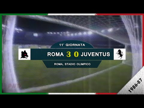 Serie A 1986-87, g11, AS Roma - Juventus