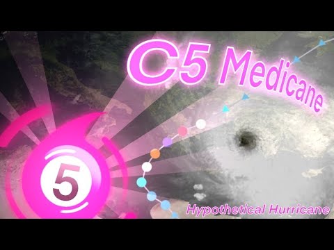 Hypothetical Mediterranean Hurricane Animation | First ever C5 Mediterranean Hurricane!! 