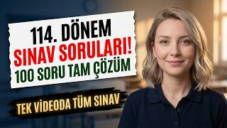 114. Dönem Özel Güvenlik Sınav Soruları ve Cevapları | Silahsız 100 Soru