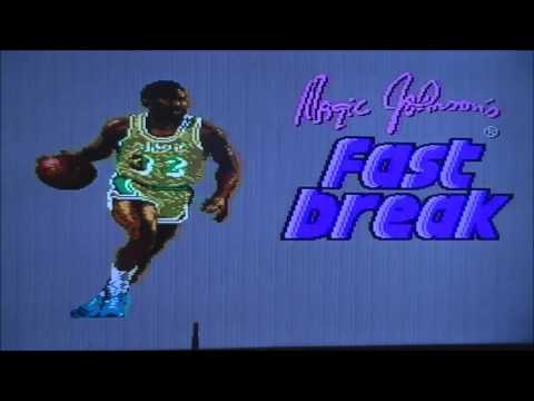 Magic Johnson's FastBreak AZWC Review for the NES