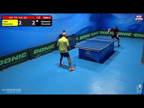 03:30 Oleh Stasevskyi 1 - 3 Oleksandr Zhuravlov West 7 WIN CUP 05.12.2022 | TABLE TENNIS WINCUP