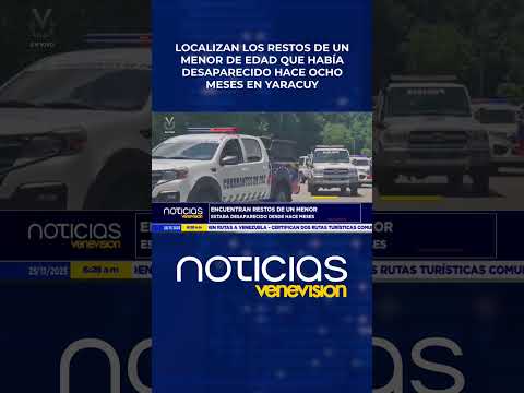 Encuentran restos de niño desaparecido en Yaracuy ¡Impactante!