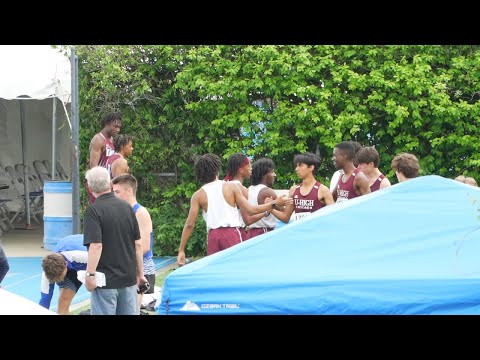 IHSA State Championship 4x400m relay race - Lindblom Boys Prelim Heat 2